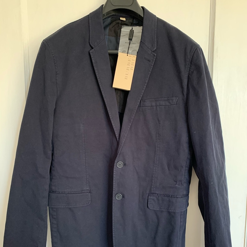 Burberry blazer, NWT. Smoke free home!